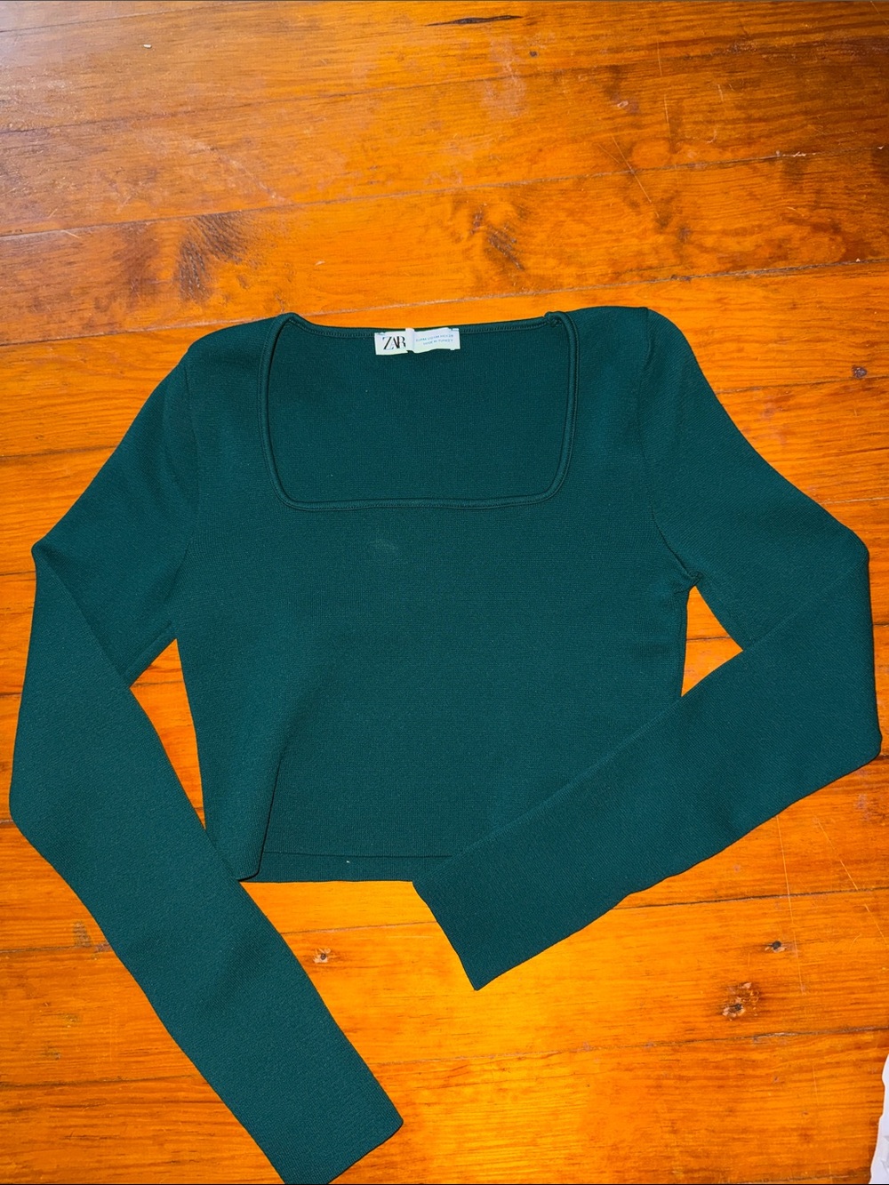 Zara cropped long sleeve